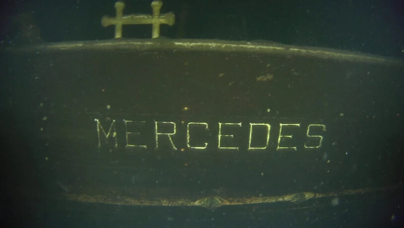 Seit fast 100 Jahren liegt die "Mercedes" vor Brissago auf Grund.