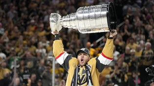 Die nächsten zwei Monate stehen in Nordamerika im Zeichen der NHL-Playoffs. Vor einem Jahr gewannen die Vegas Golden Knights (auf dem Bild William Karlsson) den Stanley Cup
