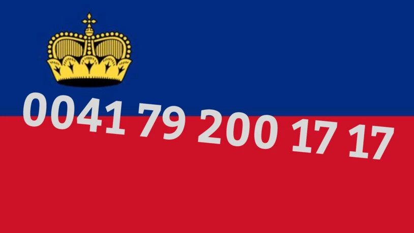 Dies ist die einzige Telefonnummer, die aktuell erreichbar ist – mit Schweizer Vorwahl.