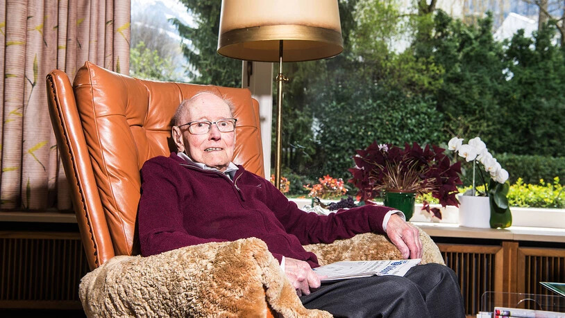 Hans Busch feierte am Dienstag seinen 100. Geburtstag.