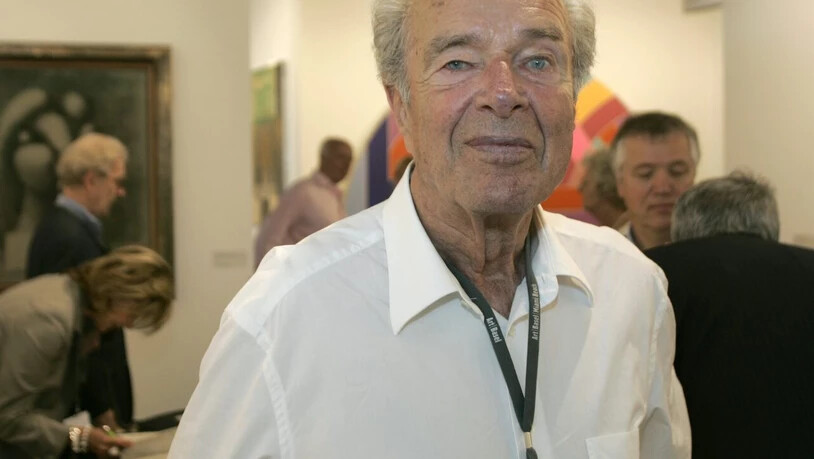 Ernst Beyeler 2007 an der Art Basel, die 1969 mitgegründet hat.