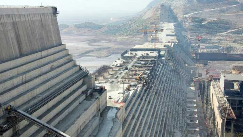 Der Grand Ethiopian Renaissance Dam am Blauen Nil. Er provozierte - wie zuvor der Staudamm Gibe III - Spannungen zwischen Äthiopien und seinen Nachbarn. Ein von der ETH mitgeplantes Strategietool soll Anrainerstaaten von Flüssen helfen, Wasserressourcen…