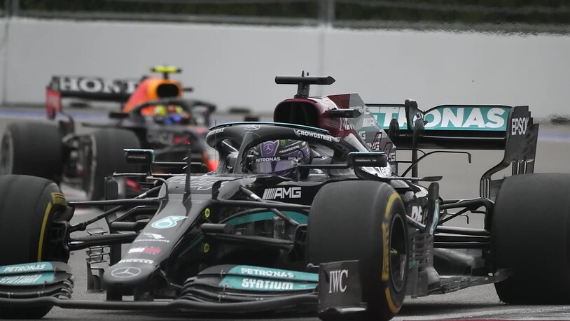 Lewis Hamilton fand am Ende im Nieselregen die beste Strategie