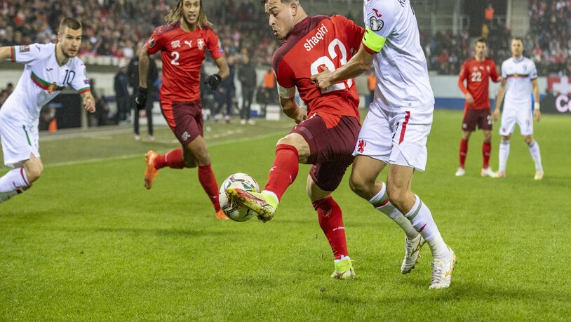 Glückwunsch! Die Schweizer Fussball-Nationalmannschaft gewinnt souverän gegen Bulgarien und fliegt somit an die WM 2022 in Katar.