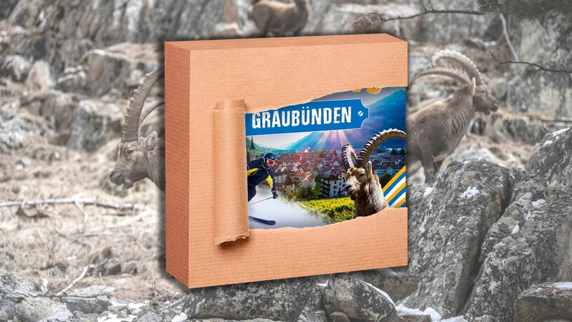 Noch verpackt: Das Spiel «Du bisch vo – Graubünden» soll im Herbst erscheinen.