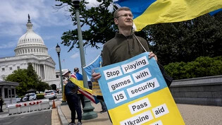 dpatopbilder - Wichtigster Verbündeter: Die Ukraine hoffte auf weitere US-Militärhilfen. Foto: J. Scott Applewhite/AP/dpa
