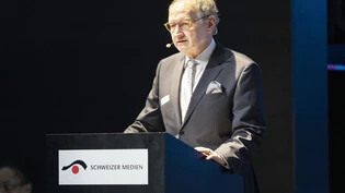 Der neue Verlegerpräsident: Andrea Masüger spricht an der Dreikönigstagung des Verbandes der Schweizer Medien.