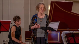 Singt Werke aus dem Barock: Auftritt der Sopranistin Emma Kirkby im Jugendstilsaal des Hotels «Waldhaus» in Flims.