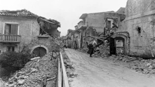 Die Zerstörung in Süditalien war gross.